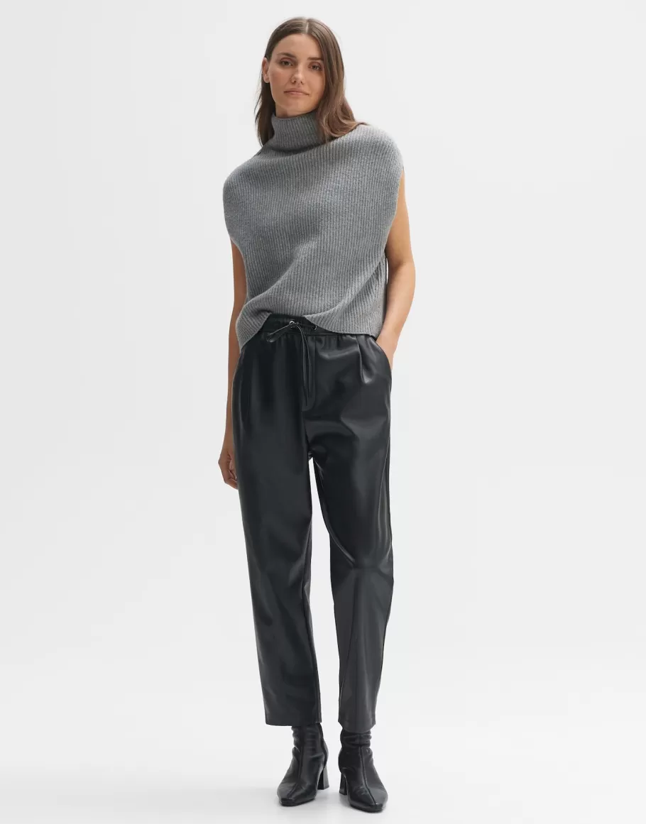 OPUS Fashion Faux Leather Trouser Majella