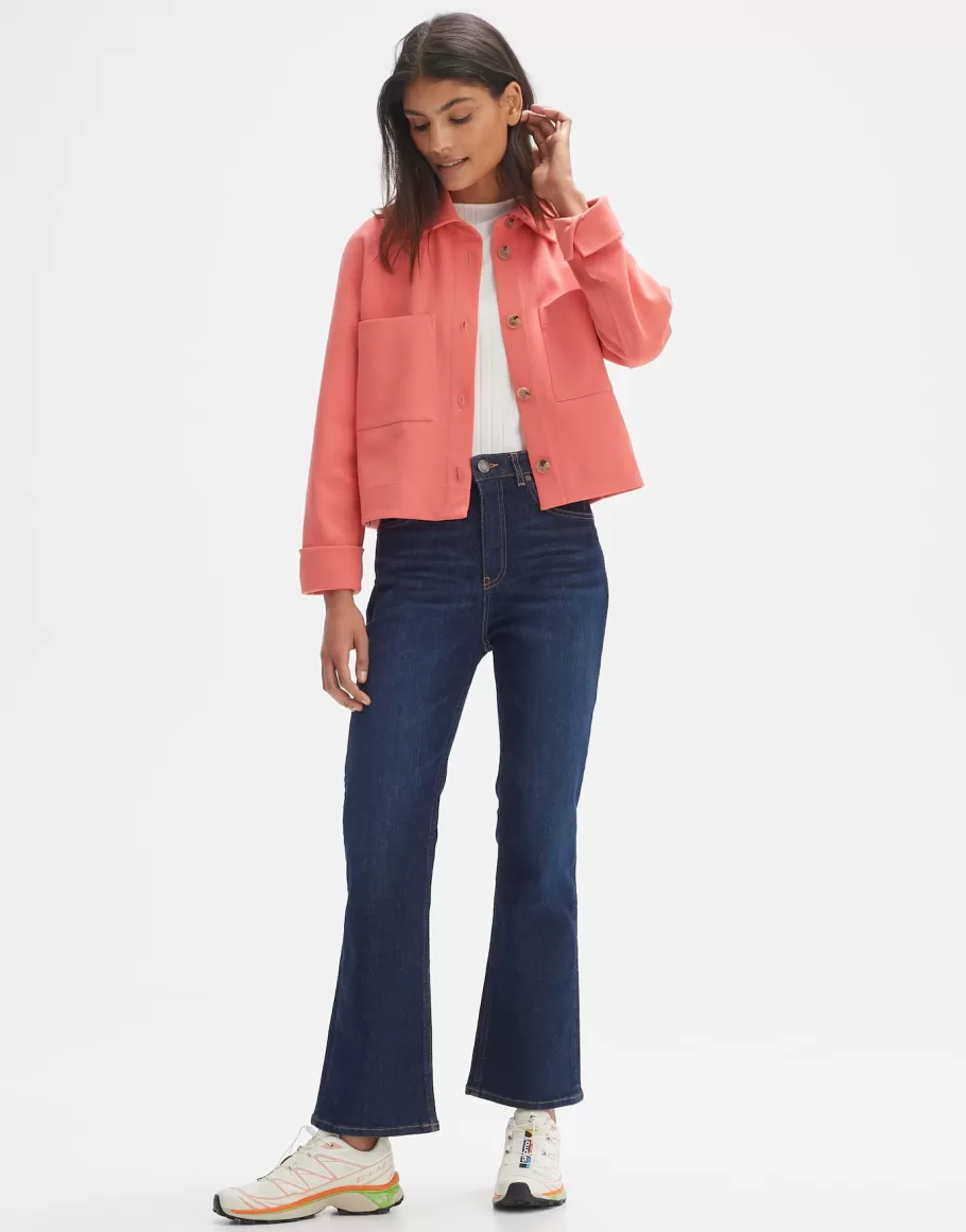 OPUS Fashion Kick Flared Jeans Eboni