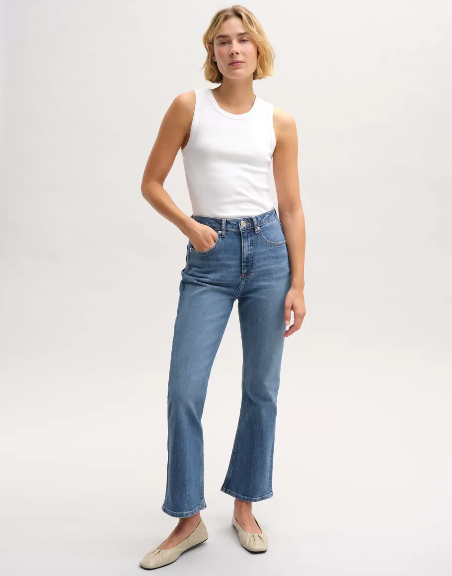 OPUS Fashion Kick Flared Jeans Eboni