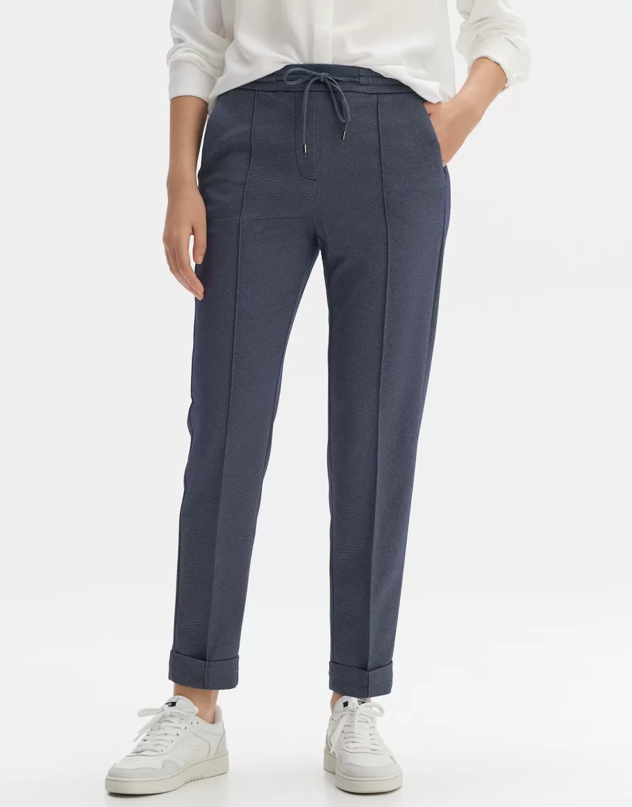 OPUS Fashion Trousers Melvy Cuff Dark